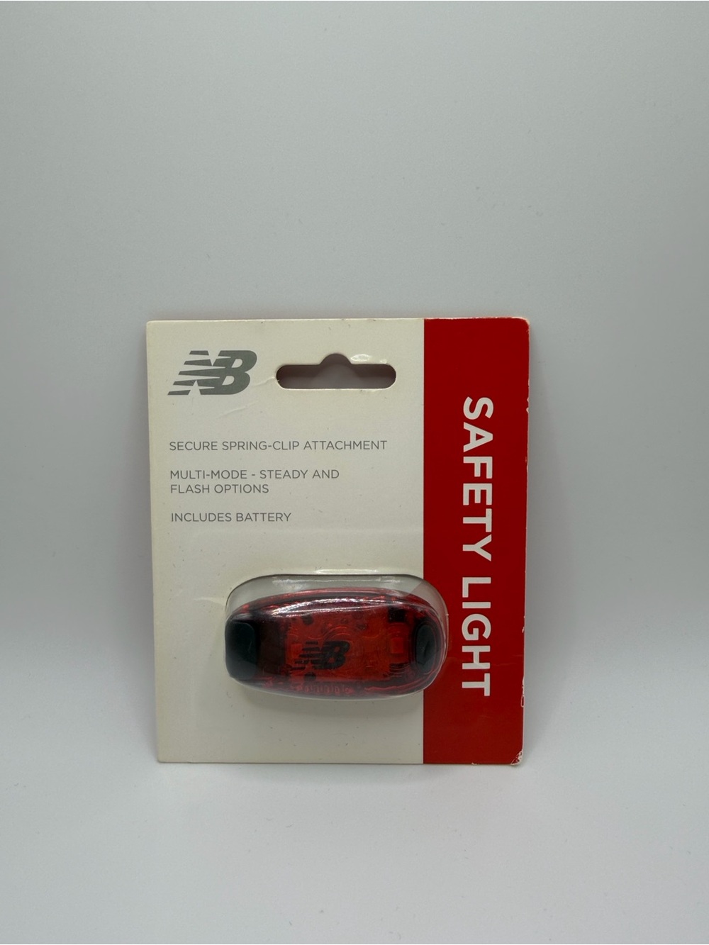 New Balance Red Safety Light